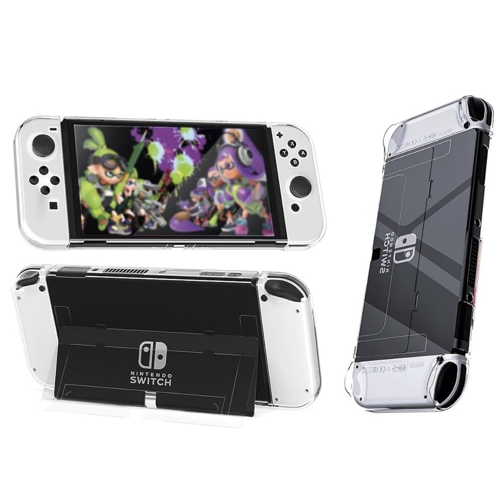 ✨BNWT - Transparent Protective case with NS Switch Accessories✨